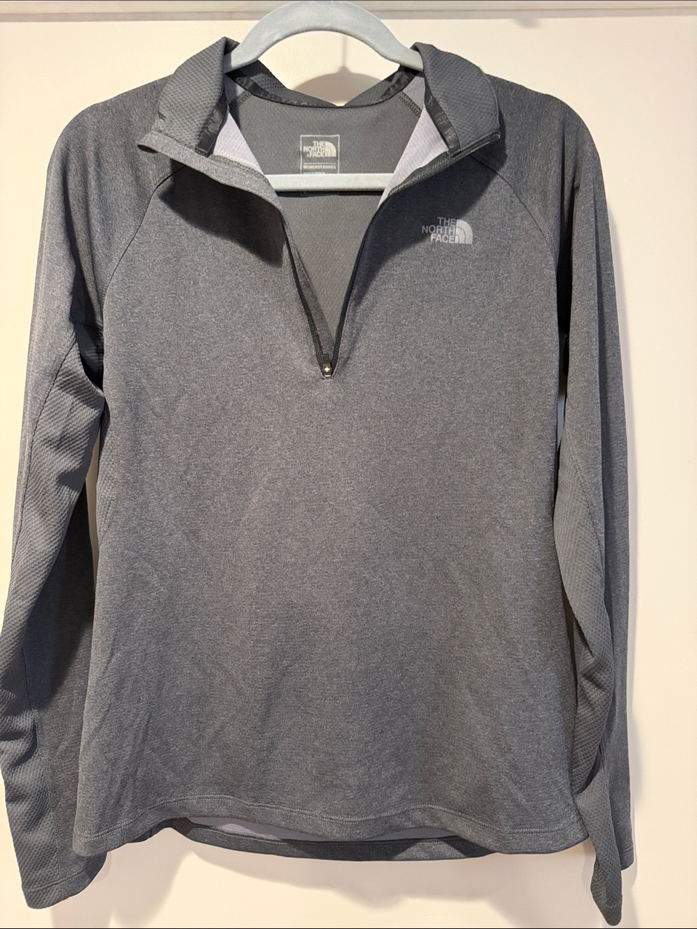 The North Face Women’s Charcoal Gray Half-Zip Lightweight Vented Pullover